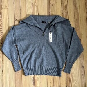 Tahari Gray Cowl Neck Sweater